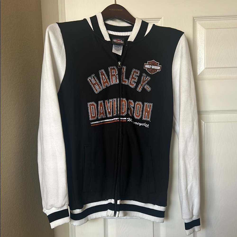 Harley-Davidson Black and White Logo Jacket